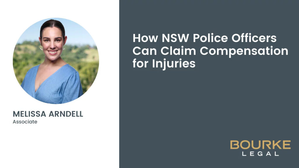 Compensation Lawyers - How NSW Police Officers Can Claim Compensation for Injuries